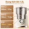 Máy tạo bọt sữa đa năng chuyên nghiệp 7 trong 1. Thương hiệu Mỹ cao cấp Biolomix - BMF201