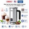 Máy tạo bọt sữa Nóng và Lạnh 4 trong 1. Thương hiệu Mỹ cao cấp HiBREW - M3A