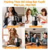 Máy tạo bọt sữa đa năng chuyên nghiệp 6 trong 1. Thương hiệu Mỹ cao cấp Biolomix - BMF202