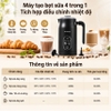 Máy tạo bọt sữa, cà phê, ca cao 4 trong 1. Thương hiệu Anh Quốc cao cấp Shardor - MF0802