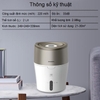 Máy tạo độ ẩm NanoCloud HU4803/00 - Bản xuất Châu Âu 