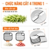 Máy thái thịt đông lạnh và rau củ quả tự động, chuyên nghiệp - Dòng máy công nghiệp. Thương hiệu Mỹ cao cấp Septree - GJ810