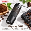Máy xay hạt cà phê cầm tay chuyên nghiệp, lưỡi xay 6 cánh core kép, 55 cấp độ và 11 Level. Thương hiệu Mỹ cao cấp HiBREW - G4B