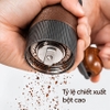 Máy xay hạt cà phê cầm tay chuyên nghiệp, lưỡi xay 6 cánh core kép, 55 cấp độ và 11 Level. Thương hiệu Mỹ cao cấp HiBREW - G4B