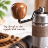 Máy xay hạt cà phê cầm tay chuyên nghiệp, lưỡi xay 6 cánh core kép, 55 cấp độ và 11 Level. Thương hiệu Mỹ cao cấp HiBREW - G4B