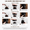 Máy xay hạt cà phê tự động, tích hợp 34 chế độ xay. Thương hiệu Mỹ cao cấp HiBREW - G3