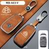 Bao da móc treo chìa khoá xe ô tô Mercedes và Maybach