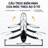 Móc treo quần áo trên ô tô cao cấp nhãn hiệu Joyart JY-187