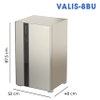 Két sắt thông minh mở bằng tĩnh mạch bàn tay và vân tay chuyên nghiệp. Thương hiệu Hà Lan cao cấp Philips - Valis