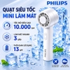 Quạt mini cầm tay USB, serial 2000, 5 cấp độ gió, pin 3.000mAH. Thương hiệu Hà Lan cao cấp Philips ACR2124PPF - ACR2124MPF