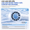 Quạt mini cầm tay USB, serial 2000, 5 cấp độ gió, pin 3.000mAH. Thương hiệu Hà Lan cao cấp Philips ACR2124PPF - ACR2124MPF