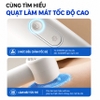 Quạt mini cầm tay USB, serial 2000, 5 cấp độ gió, pin 3.000mAH. Thương hiệu Hà Lan cao cấp Philips ACR2124PPF - ACR2124MPF