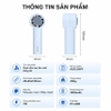 Quạt mini cầm tay USB, serial 2000, 5 cấp độ gió, pin 3.000mAH. Thương hiệu Hà Lan cao cấp Philips ACR2124PPF - ACR2124MPF