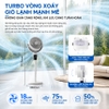 Quạt tuần hoàn không khí xoay 3 chiều, động cơ biến tần, tích hợp 99 cấp độ gió, Serial 3000. Thương hiệu Hà Lan Philips - ACR3264CFV