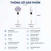 Quạt tuần hoàn không khí xoay 3 chiều, động cơ biến tần, tích hợp 99 cấp độ gió, Serial 3000. Thương hiệu Hà Lan Philips - ACR3264CFV