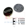 Logo chụp mâm, ốp lazang bánh xe ô tô Ranger Rover 62mm