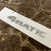 Decal tem chữ 4MATIC dán xe đuôi ô tô