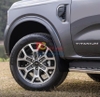 Logo chụp mâm bánh xe ô tô Ford Everest All New, Ranger XLT, Ranger Wildtrak (Đời từ 2022 trở lên). Đường kính chân cài 66mm