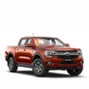 Logo chụp mâm bánh xe ô tô Ford Everest All New, Ranger XLT, Ranger Wildtrak (Đời từ 2022 trở lên). Đường kính chân cài 66mm