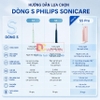 Bàn chải đánh răng điện, tích hợp 5 chế độ làm sạch Philips Sonic electric toothbrush, Series 3600. Thương hiệu Hà Lan cao cấp Philips - HX2481
