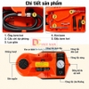 Bộ nâng kích gầm điện, kiêm máy bơm lốp và máy siết ốc ô tô đa năng 3 trong 1. Thương hiệu Đức cao cấp ROGTZ 