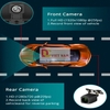 Camera hành trình đặt taplo ô tô, thương hiệu cao cấp Phisung P03: 4G, wifi, 8 inch tích hợp cam lùi