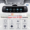 Camera hành trình cao cấp Phisung E09-3 tích hợp 3 camera, 4G, Android, Wifi