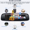 Camera hành trình cao cấp Phisung E09-3 tích hợp 3 camera, 4G, Android, Wifi