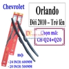 Bộ 2 thanh gạt nước mưa ô tô đa năng Nano cao cấp hãng xe Chevrolet, Daewoo: Cruze-Aveo-Captiva-Trax-Spark-Lacetti-Gentra-Lanos-Matiz-Orlando-Colorado