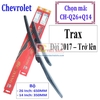 Bộ 2 thanh gạt nước mưa ô tô đa năng Nano cao cấp hãng xe Chevrolet, Daewoo: Cruze-Aveo-Captiva-Trax-Spark-Lacetti-Gentra-Lanos-Matiz-Orlando-Colorado