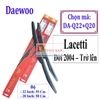 Bộ 2 thanh gạt nước mưa ô tô đa năng Nano cao cấp hãng xe Chevrolet, Daewoo: Cruze-Aveo-Captiva-Trax-Spark-Lacetti-Gentra-Lanos-Matiz-Orlando-Colorado