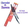 Bộ 2 thanh gạt nước mưa ô tô đa năng Nano cao cấp hãng xe Chevrolet, Daewoo: Cruze-Aveo-Captiva-Trax-Spark-Lacetti-Gentra-Lanos-Matiz-Orlando-Colorado
