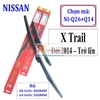 Bộ 2 thanh gạt nước mưa ô tô đa năng Nano cao cấp hãng xe Nissan: Sunny-Teana-X trail-Navara-Livina-Grand Livina-Juke-Murano-Qashpai