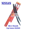 Bộ 2 thanh gạt nước mưa ô tô đa năng Nano cao cấp hãng xe Nissan: Sunny-Teana-X trail-Navara-Livina-Grand Livina-Juke-Murano-Qashpai
