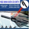 Bộ 2 thanh gạt nước mưa ô tô Nano xương mềm cao cấp dành cho hãng xe Ford: Transit-Ecosport-Everest-Focus-Fiesta-Ranger-Mondeo-Escape-Mustang