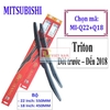 Bộ 2 thanh gạt nước mưa ô tô đa năng Nano cao cấp dành cho hãng xe Mitsubishi: Xpander-Jolie-Mirage-Pajero-Pajero Sport-Triton-Ourlander-Grandis-Zinger-Lancer