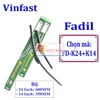 Bộ 2 thanh gạt nước mưa ô tô Nano cao cấp dành cho xe Vinfast Fadil