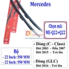 Bộ 2 thanh gạt nước mưa ô tô đa năng Nano cao cấp hãng xe Mercedes: Các dòng xe CLA-GLA-GLC-GLK-GLE-GLK-A-C-E-GL-Class