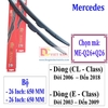 Bộ 2 thanh gạt nước mưa ô tô đa năng Nano cao cấp hãng xe Mercedes: Các dòng xe CLA-GLA-GLC-GLK-GLE-GLK-A-C-E-GL-Class