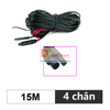 Dây tín hiệu 4 chân kết nối camera hành trình và camera lùi dài 15m