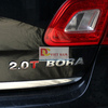 Decal tem chữ 1.8T, 2.0T và 3.0T inox dán đuôi xe ô tô