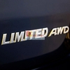 Decal tem chữ Limited inox dán ô tô G40109