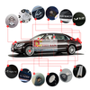 Bộ 2 chiếc logo biểu tượng hông xe Maybach Inox cao cấp G80707
