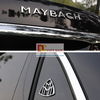 Bộ 2 chiếc logo biểu tượng hông xe Maybach Inox cao cấp G80707