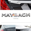 Decal tem chữ Maybach Inox cao cấp dán trang trí ô tô G80708