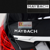 Decal tem chữ Maybach Inox cao cấp dán trang trí ô tô G80708