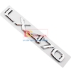 Decal tem chữ LX570 dán đuôi xe ô tô