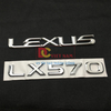 Decal tem chữ Lexus, LX570, LX470 dán đuôi xe ô tô Lexus