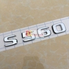 Decal tem chữ S560, S600 và S650 dán đuôi xe ô tô Maybach