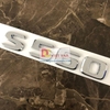 Decal tem chữ S560, S600 và S650 dán đuôi xe ô tô Maybach